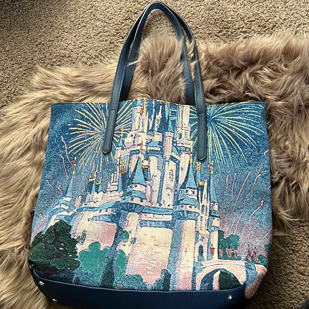 Disney Cinderella Castle tapestry tote bag